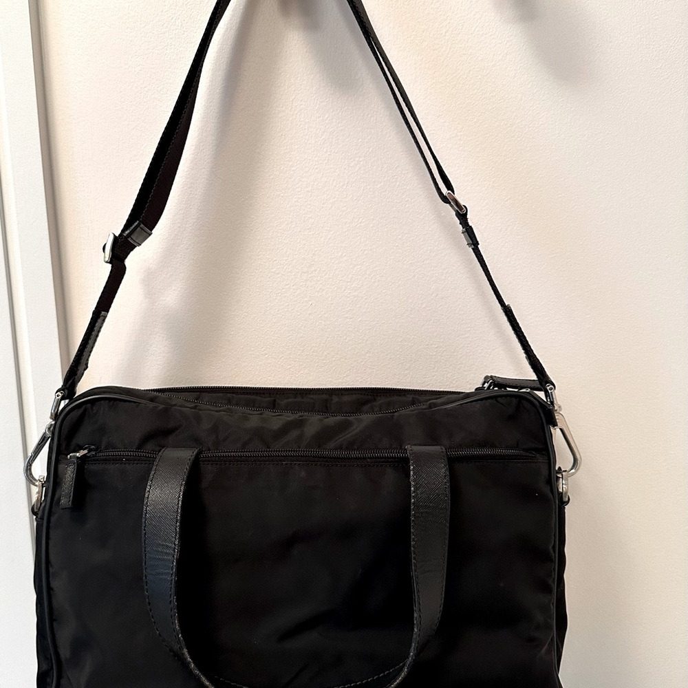 Prada Black Nylon Briefcase - Picture 6 of 15